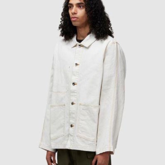 Vintage retro Nike denim jean jacket coat parka - Picture 3 of 12